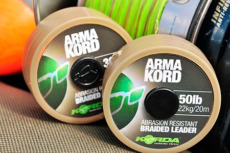 Плетеный шок-лидер "KORDA" "Arma Kord 50 lb" 20 м. KARM50