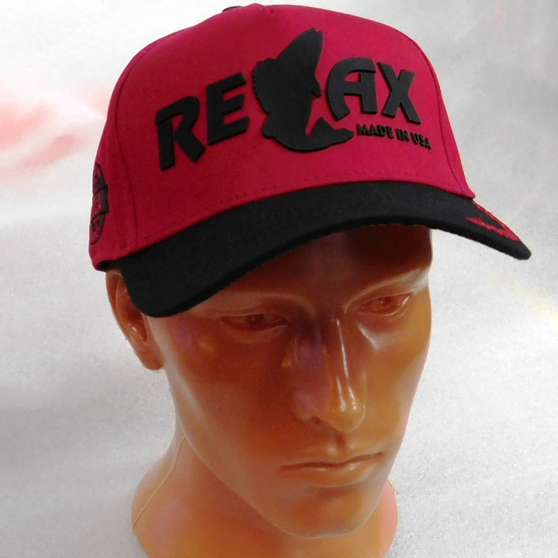 Кепка "RELAX" (красно-черная) CRB25