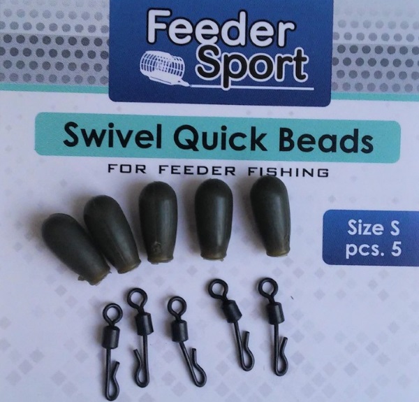 Оснастка "FEEDERSPORT" "Swivel Quick Beads" (уп. 5 шт.)