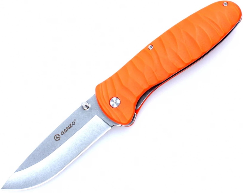 Нож складной туристический "GANZO" G6252-OR